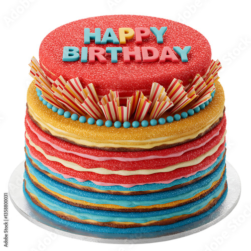 Birthday Cake Illustration