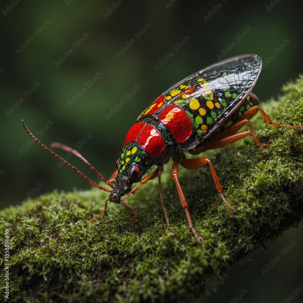 Fototapeta premium bug on a leaf
