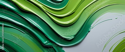 green theme paint strokes macro zoom close up design texture background