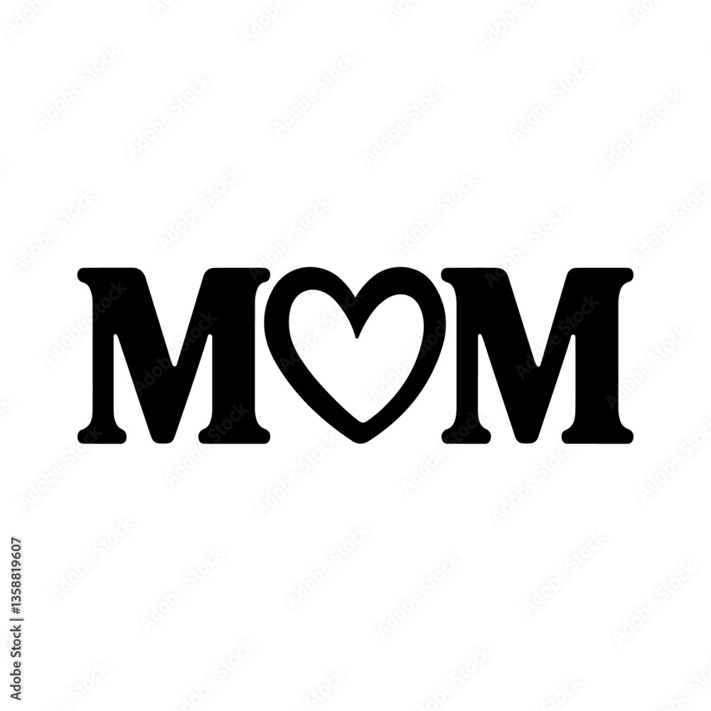 Mom silhouette typography t shirt design vector art for mothers day celebration Mom silhouette typography t shirt design vector art for mothers day celebration