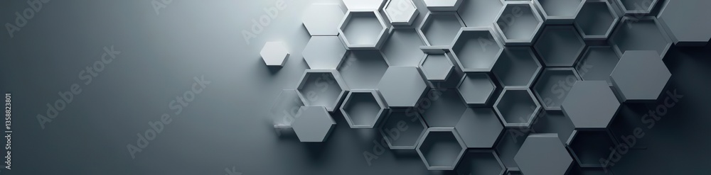 Vector illustration of a sleek and modern honeycomb shape abstract background in shades of gray, perfect for design projects, abstract, design Vector illustration of a sleek and modern honeycomb shape abstract background in shades of gray, perfect for design projects, abstract, design