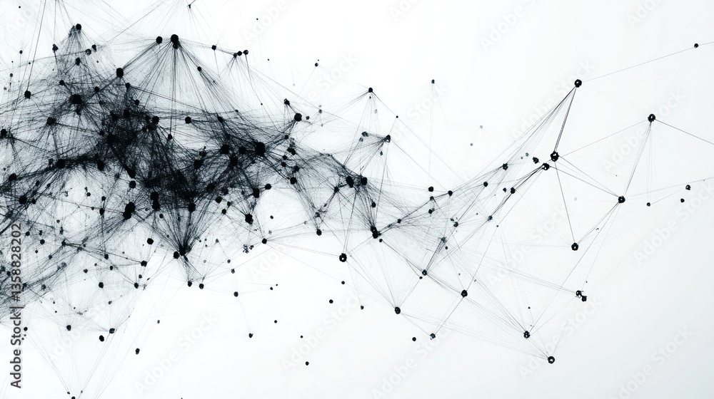 Abstract network design graphic, for digital technology use Abstract network design graphic, for digital technology use