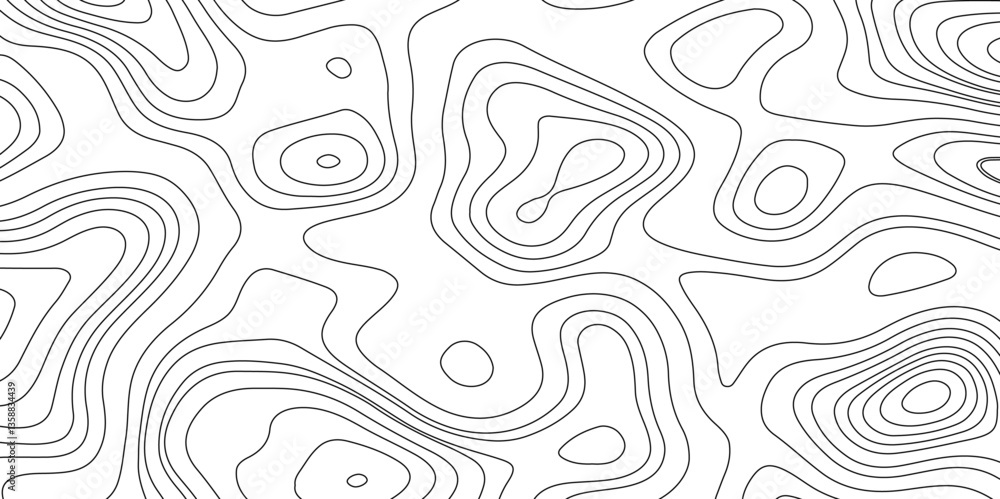 Topographic map background geographic line map with elevation assignments. Modern design with White background with topographic wavy pattern design.paper texture Imitation of a geographical map shades Topographic map background geographic line map with elevation assignments. Modern design with White background with topographic wavy pattern design.paper texture Imitation of a geographical map shades