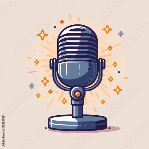 Microphone with Sound Wave Communication Vector