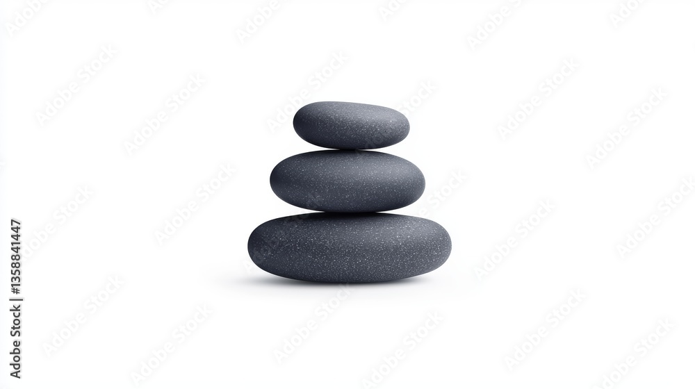 Stacked Grey Stones Zen Spa Wellness Balance Relaxation Stacked Grey Stones Zen Spa Wellness Balance Relaxation