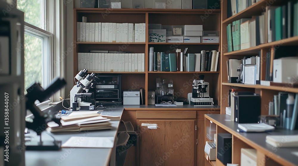 In a Secure High Level Laboratory Scientists in a Coverall Conducting a Research. Chemist Adjusts Samples in a Petri Dish with Pincers. In a Secure High Level Laboratory Scientists in a Coverall Conducting a Research. Chemist Adjusts Samples in a Petri Dish with Pincers.