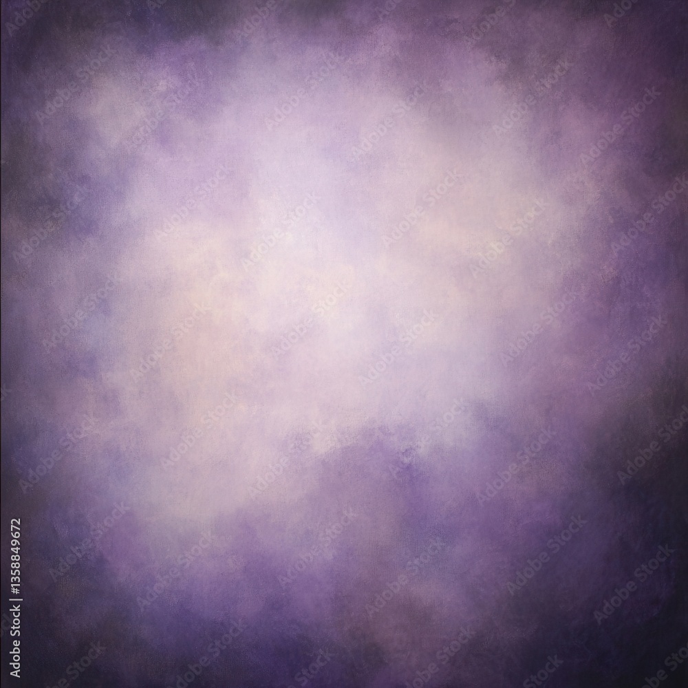 Obraz premium A vibrant purple and deep black gradient background creates a striking visual contrast, elegantly framed by a crisp white border that enhances the overall composition.