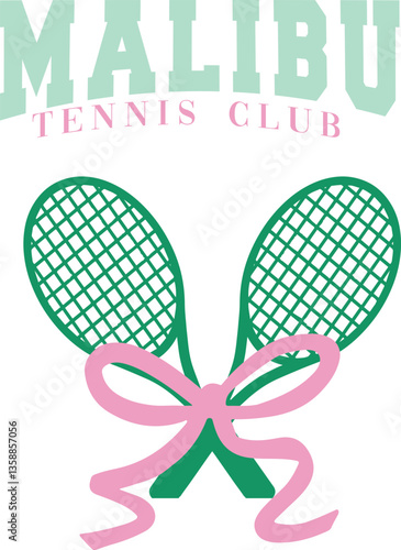 Tennis club racquets health sports luxe luxury Wellness Club Varsity College The Hamptons Malibu California USA Trending Script Slogan Whreaf Graphic Tee t-shirt logo artwork typography tote badge 