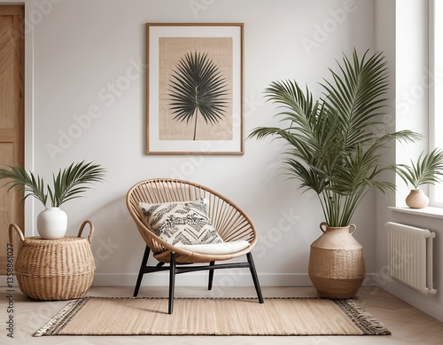 Bohemian Chic Living Room Interior Design