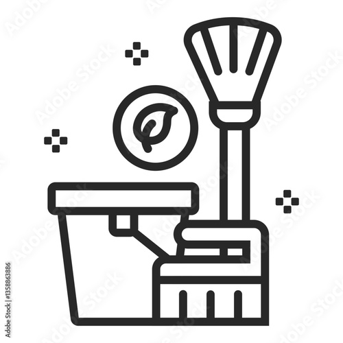 Eco Friendly Cleaning Icon