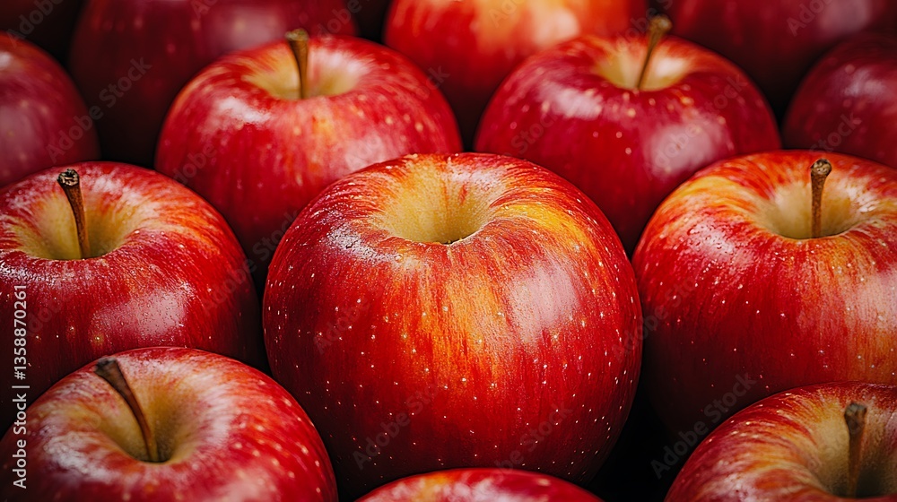 Red Apples Closeup.