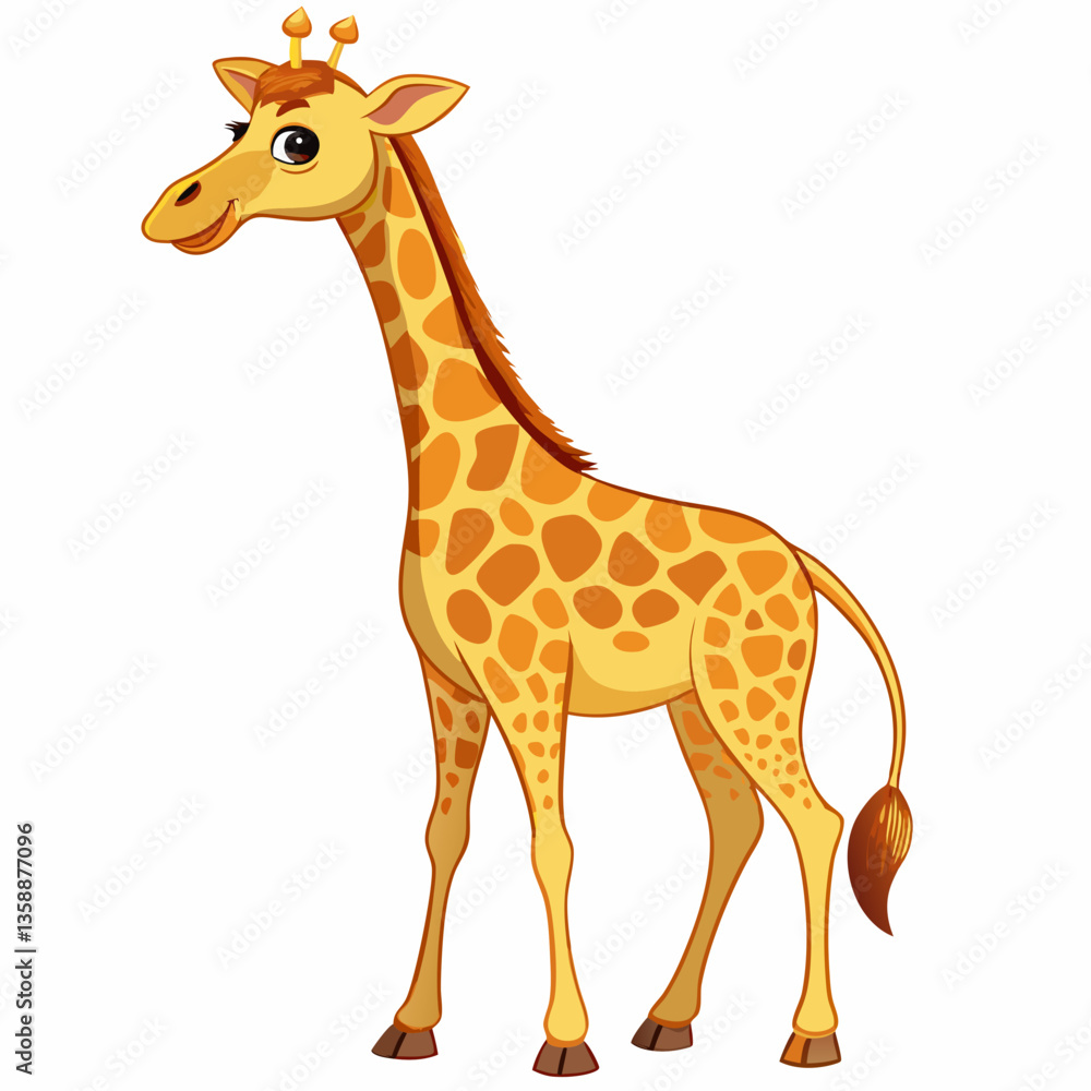 High-quality giraffe vector illustration, perfect for digital design, prints, and creative projects. High-quality giraffe vector illustration, perfect for digital design, prints, and creative projects.