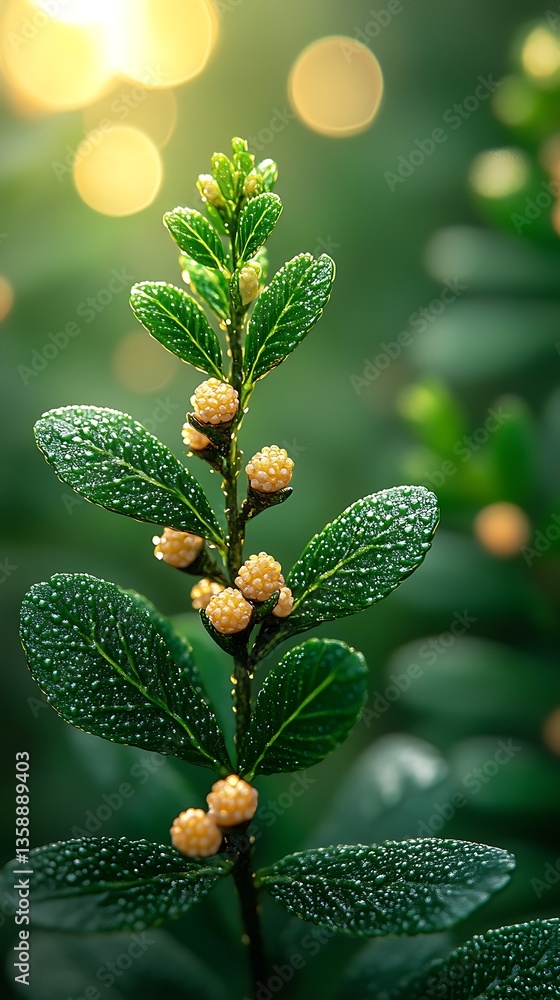 A close up view of a small leafy green plant A close up view of a small leafy green plant