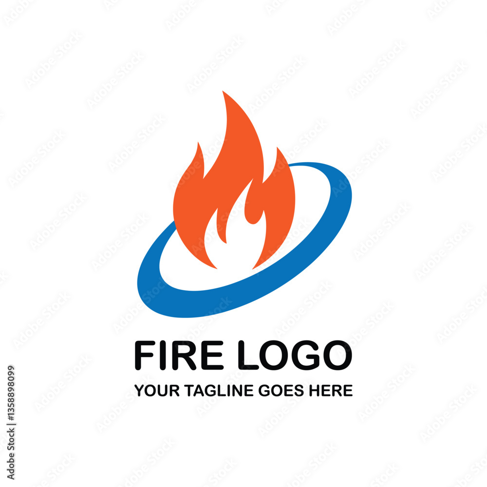 fire Logo template design fire Logo template design