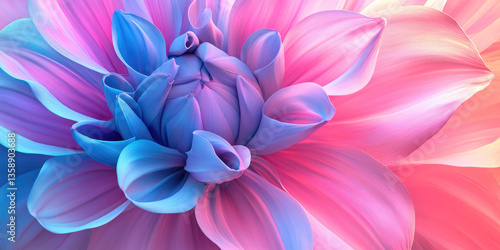 Magnolia Flowers: Soft Petals and Delicate Colors, Light and Shadow Play and Botanical Illustration, Modern Art and Floral Beauty.