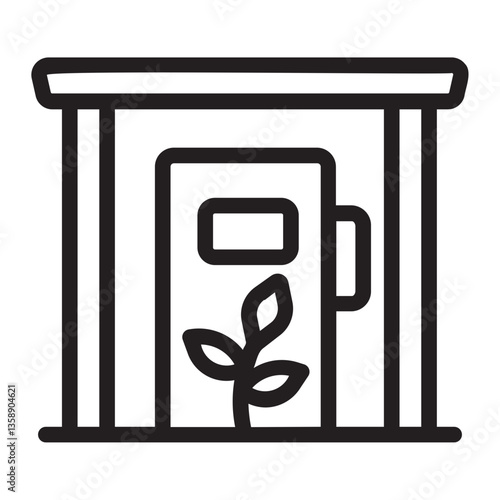 Biofuel  line icon