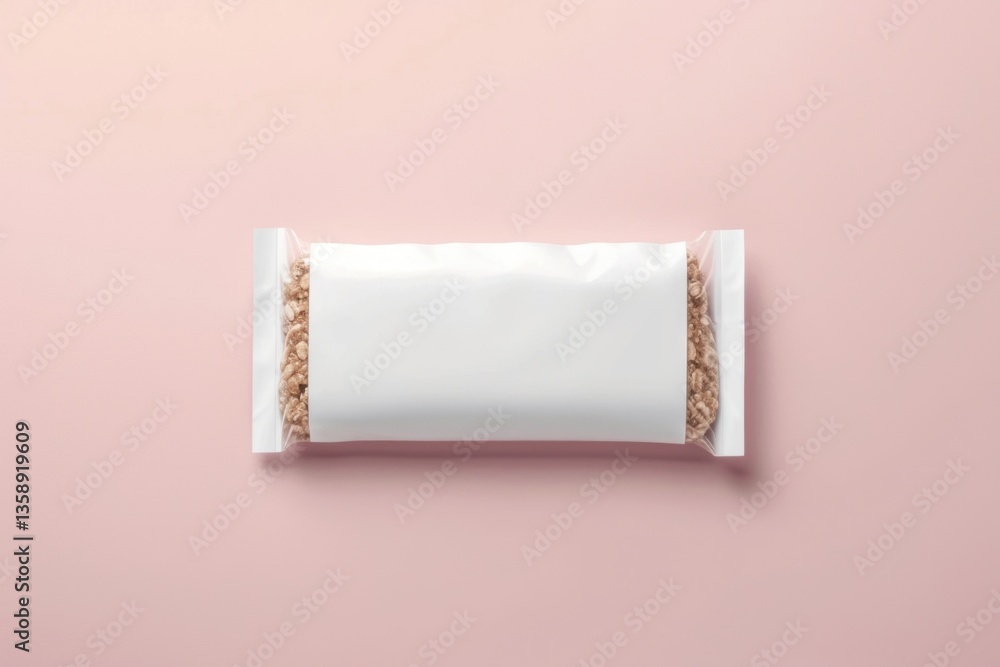 Fototapeta premium Snack bar packaging granola still life rectangle.