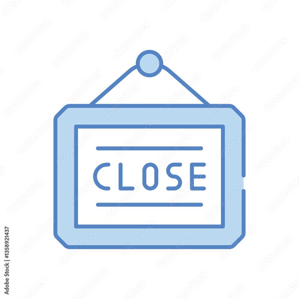 Close vector icon stock illustration Close vector icon stock illustration