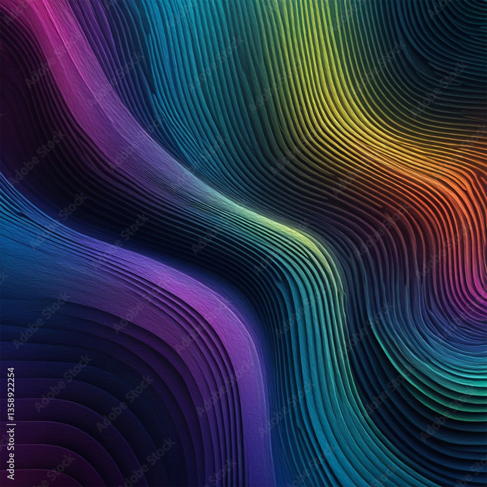 Fototapeta premium Abstract technology background. . Oil paint illustration.