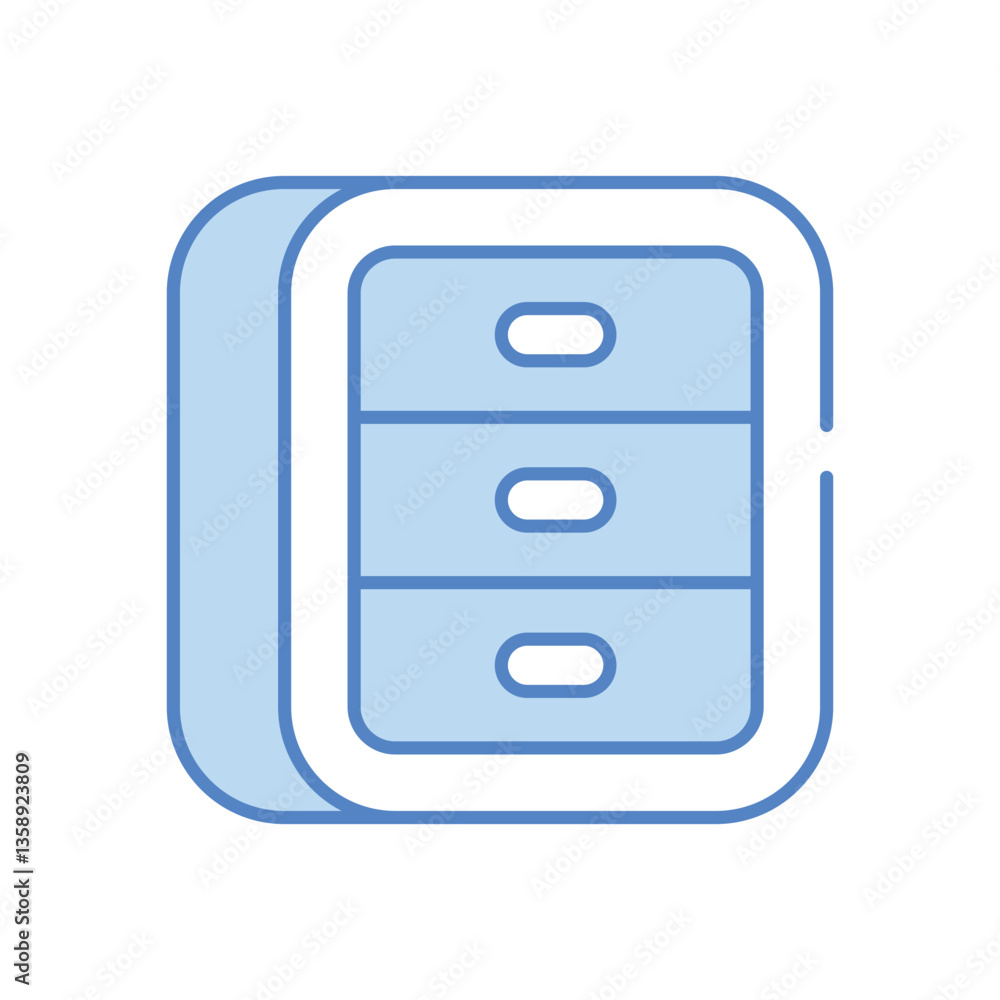 Paper Bag vector icon stock illustration Paper Bag vector icon stock illustration