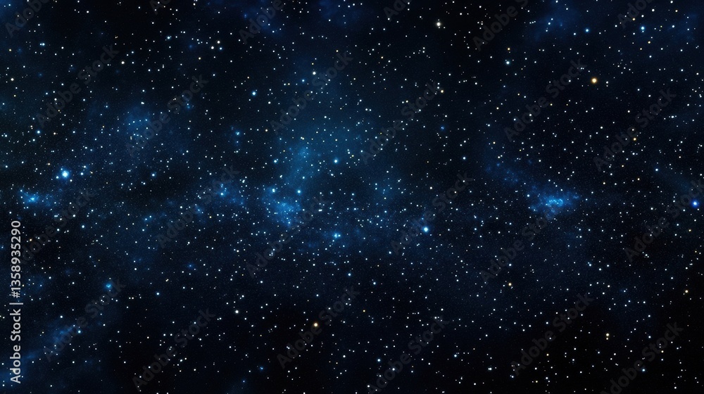 Obraz premium Starry Night Sky with Galaxy