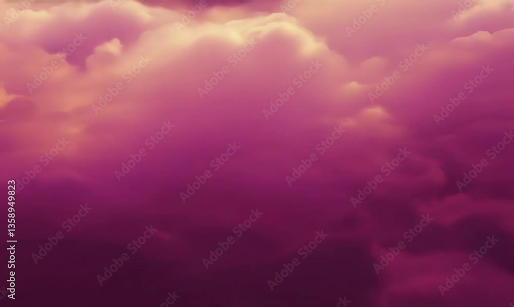 serene deep magenta ethereal cloudscape with golden sunlight serene deep magenta ethereal cloudscape with golden sunlight