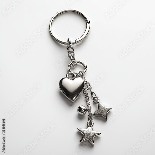 Wallpaper Mural Heart and star keyring (1) Torontodigital.ca