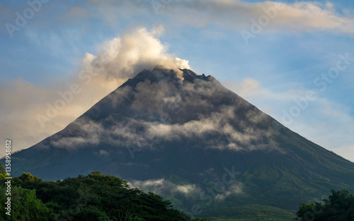 the beauty of mount merapi