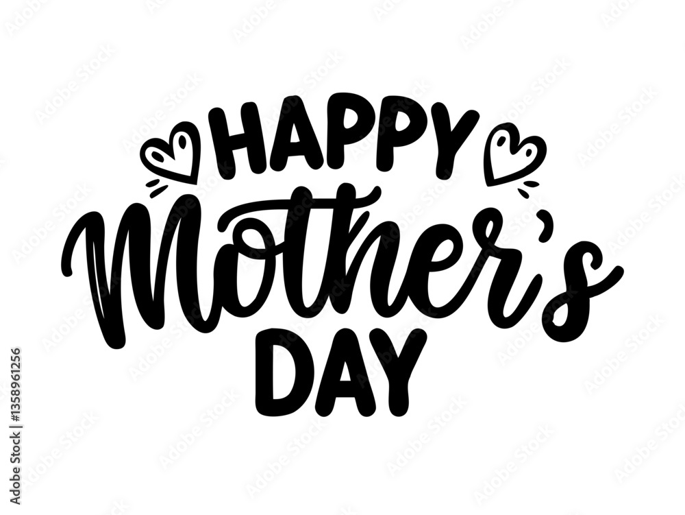 Mothers Day greeting card, background, spring holidays. Vector Illustration and happy Mother's Day Text . Mothers Day greeting card, background, spring holidays. Vector Illustration and happy Mother's Day Text .