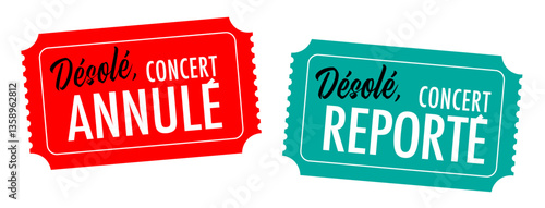Désolé, concert annulé et reporté	