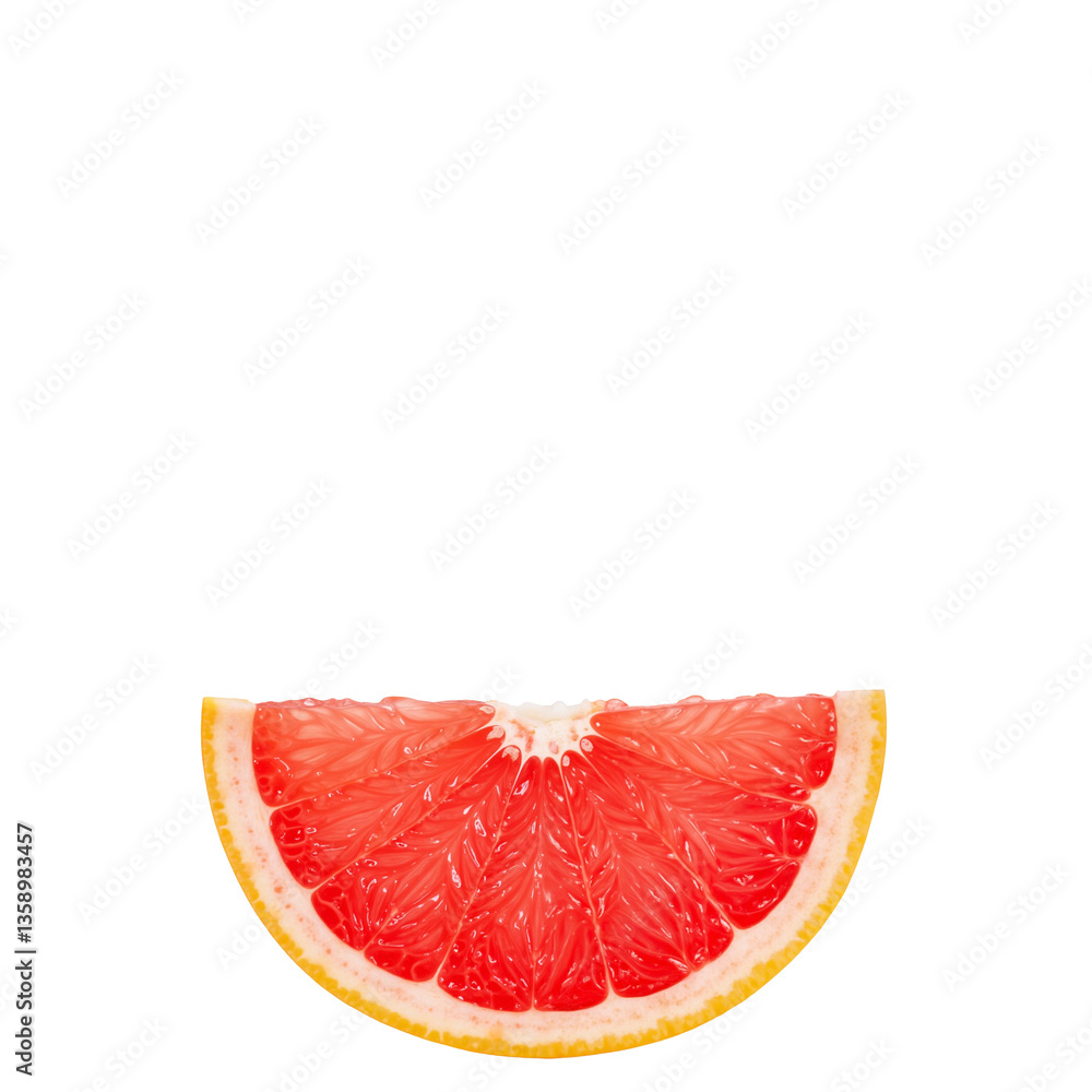 Grapefruit slice on black background. Fresh citrus fruit for healthy lifestyle banner, poster, advertising. Summer background with copy space. Grapefruit slice on black background. Fresh citrus fruit for healthy lifestyle banner, poster, advertising. Summer background with copy space.
