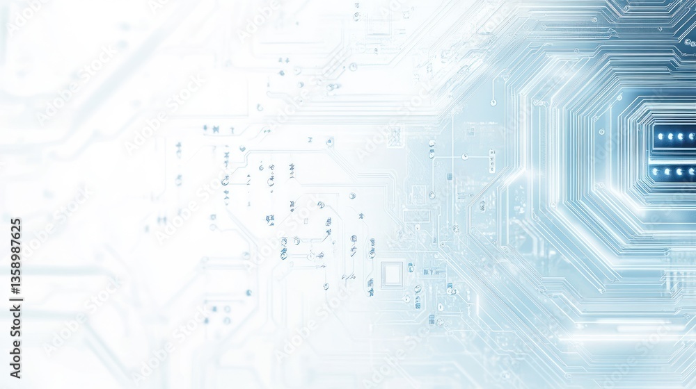 Obraz premium Abstract Circuit Board Technology
