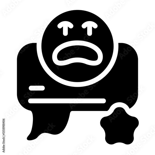 Negative Feedback Solid Icon
