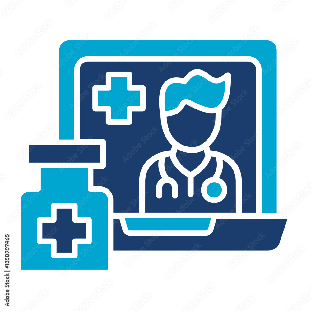 Obraz premium Medication Icon