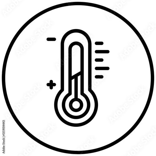 Vector Design Thermometer Icon Style