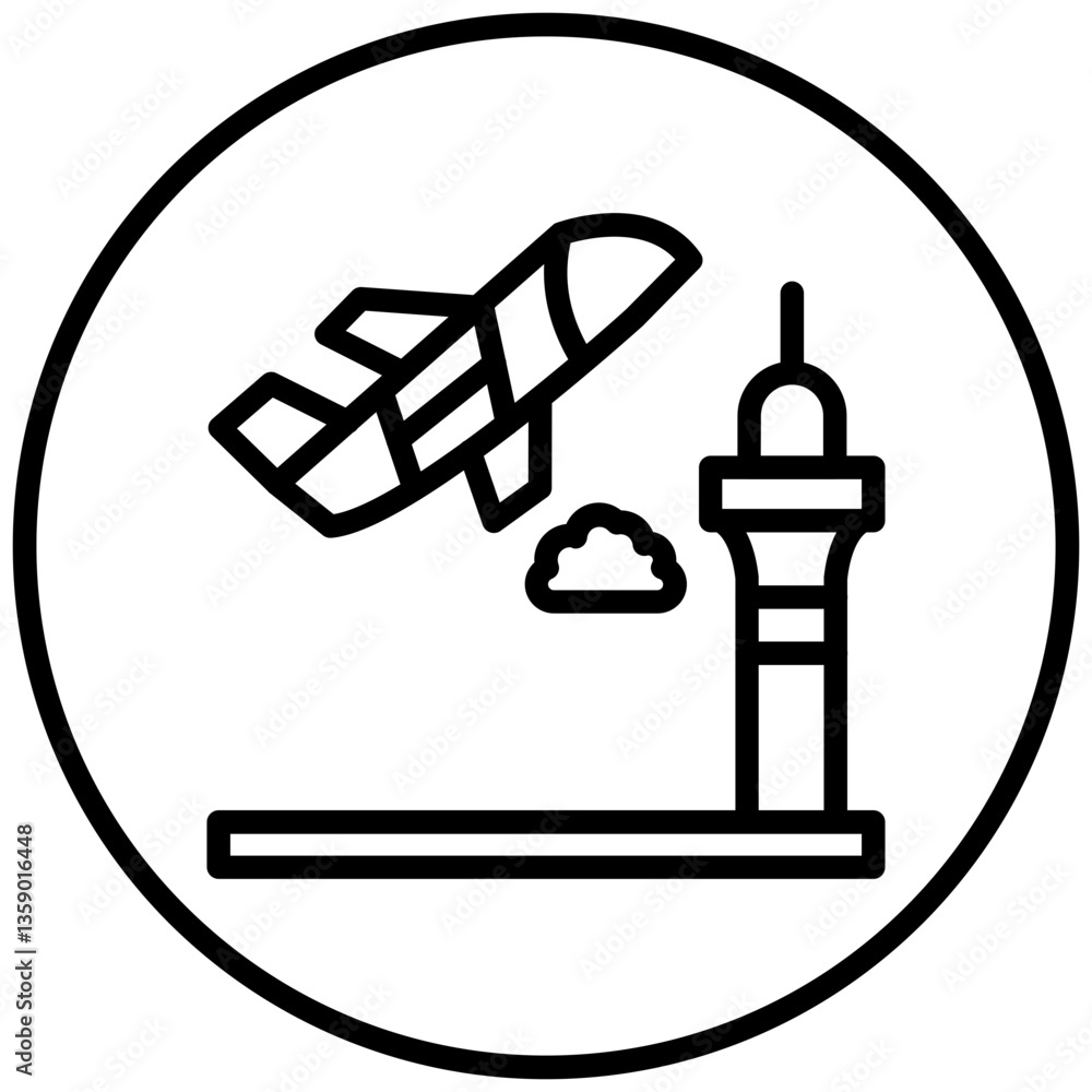 Vector Design Airport Icon Style Vector Design Airport Icon Style