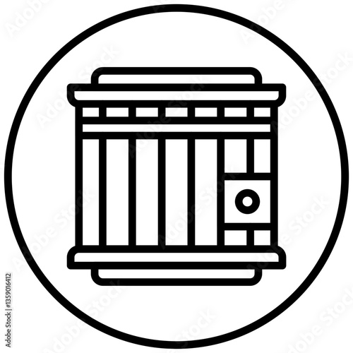Vector Design Jail Icon Style