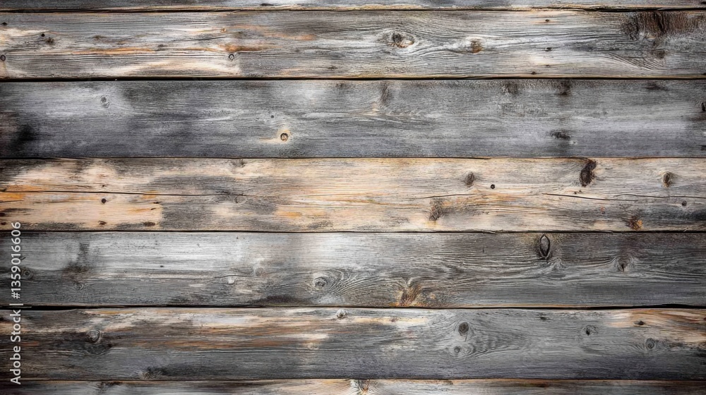Fototapeta premium Rustic Gray Wood Planks Background