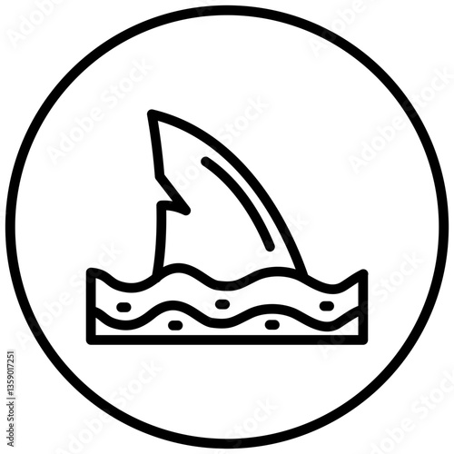 Vector Design Fins Icon Style
