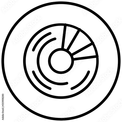 Vector Design CD Icon Style