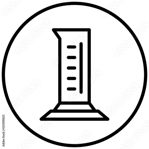 Graduated Cylinder Icon Style