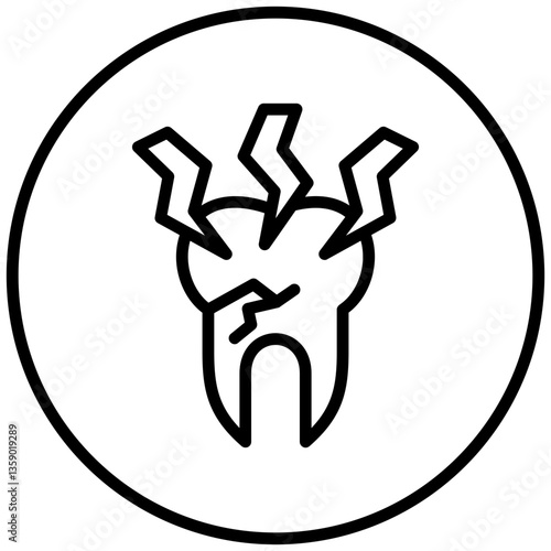 Toothache Icon Style