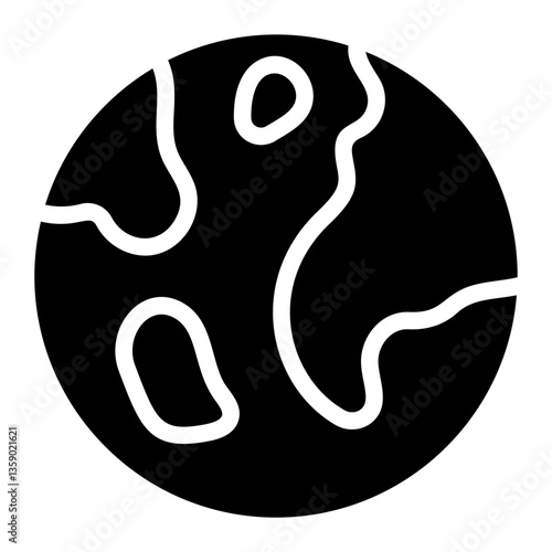 Earth Solid Icon