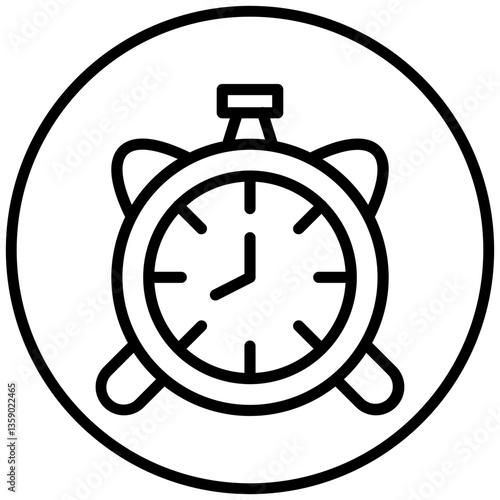 Alarm Clock Icon Style