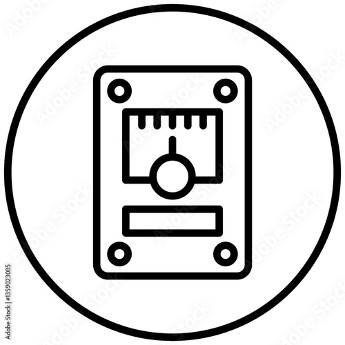 Voltmeter Icon Style