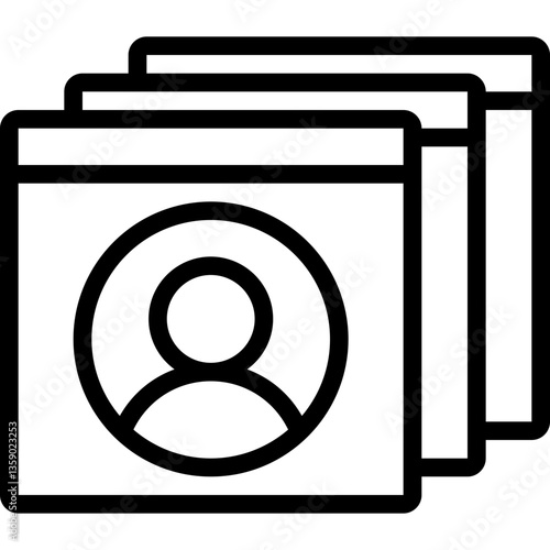 Social Media Profile Icon