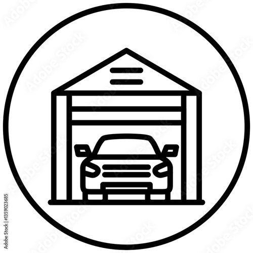 Garage Icon Style