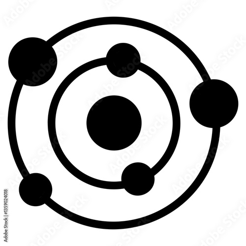 Orbit Solid Icon