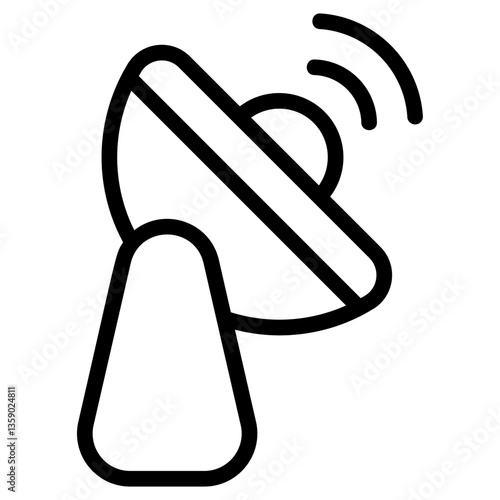 Satellite Line Icon