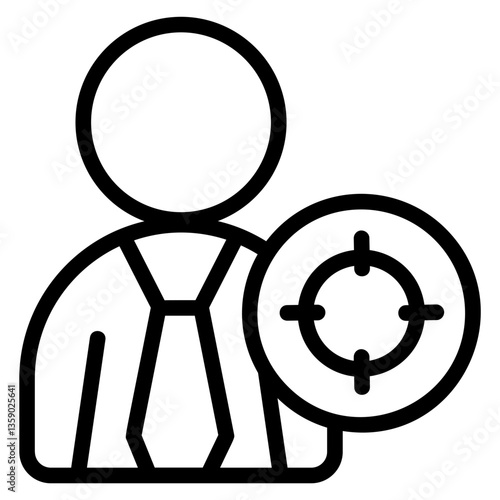 Target audience Line Icon